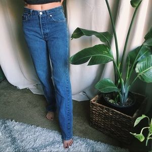 High Waisted Levis 501